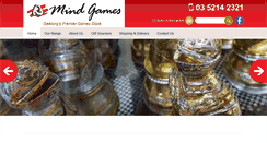 Desktop Screenshot of mindgames.net.au